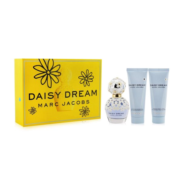 Marc Jacobs Daisy Dream Coffret: Eau De Toilette Spray 50ml 1.7oz + Luminous Body Lotion 75ml 2.5oz + Uplifting Shower Gel 75ml 2.5oz  3pcs Sale